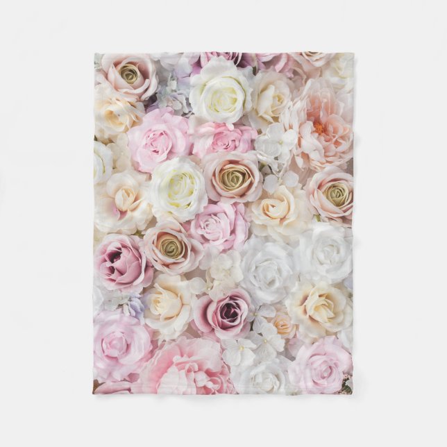 Couverture Polaire Bouquet de fleurs (Devant)