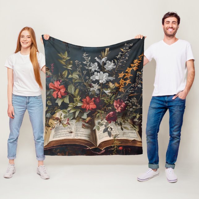 Couverture Polaire Bouquet divin (En situation)