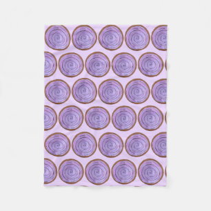 Couverture Polaire Bowl POI Purple Hawaiian nourriture Taro Root Hawa