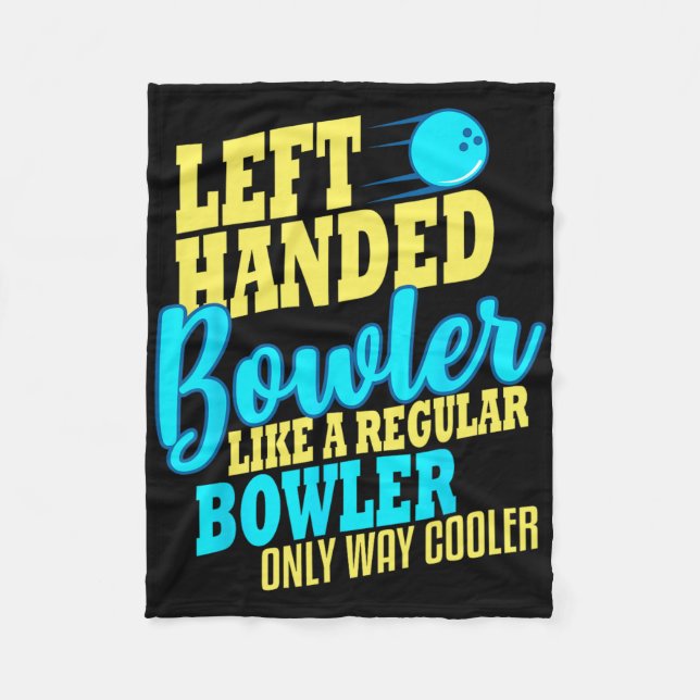 Couverture Polaire Bowling Gauche Handler Funny Team Bowler (Devant)