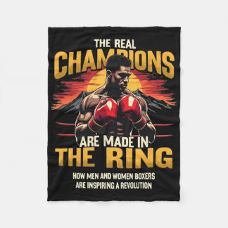 Couverture Polaire Boxe amusante - Oui