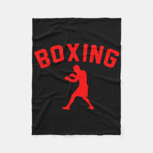 Couverture Polaire Boxe - Boxer Cadeau Boxe Ventilateur Boxe