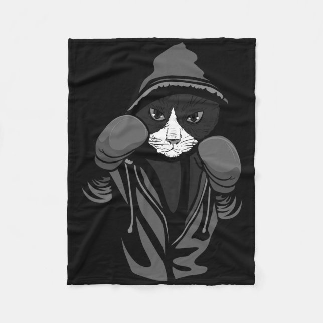 Couverture Polaire Boxe de chat Amoureux des animaux créatifs Boxer C (Devant)