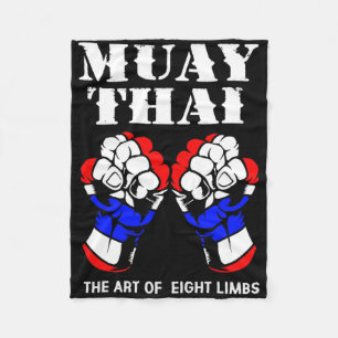 Couverture Polaire Boxe Pieds Poings La Boxe Thaïlandaise L'Art Des 8