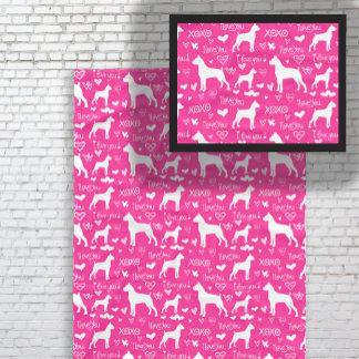 Couverture Polaire Boxer Love Fleece Blanket - I Love Boxers Pet Cade