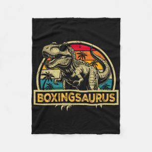 Couverture Polaire Boxingsaurus T Rex Dinosaure Boxe Saurus Famille M
