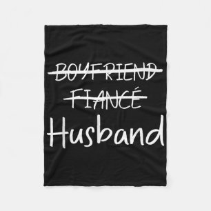 Couverture Polaire Boyfriend Fiance Mari Tee - shirts Bachelorette Ma