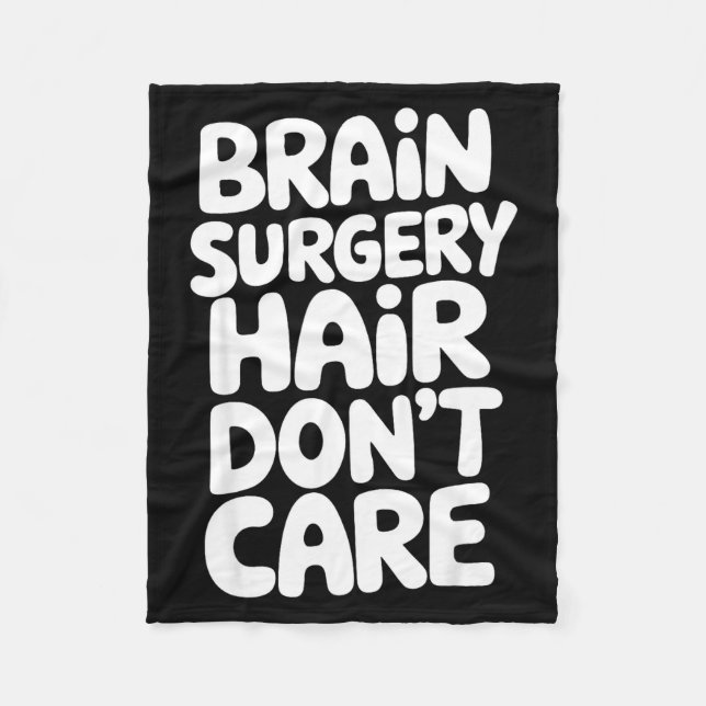 Couverture Polaire Brain Surgery Recovery Art For Men Women St Brain  (Devant)