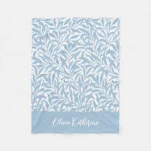 Branche de Saule Bleu Ciel Monogrammée