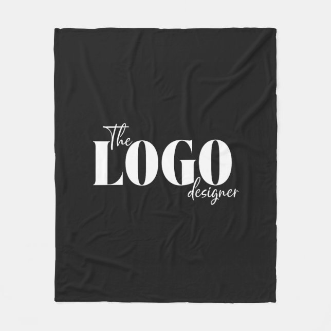 Couverture Polaire Branded Blanket Custom Logo Personal Sports Team (Devant)