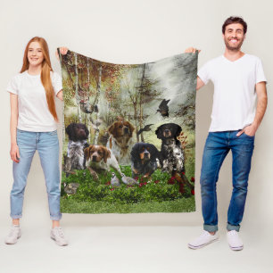 Couverture Polaire Bretagne Espagnols, chasse aux oiseaux