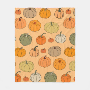 Couverture Polaire Bright automne vintage sans couture motif arrière