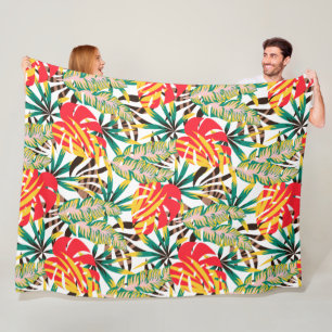 Couverture Polaire Bright Tropical