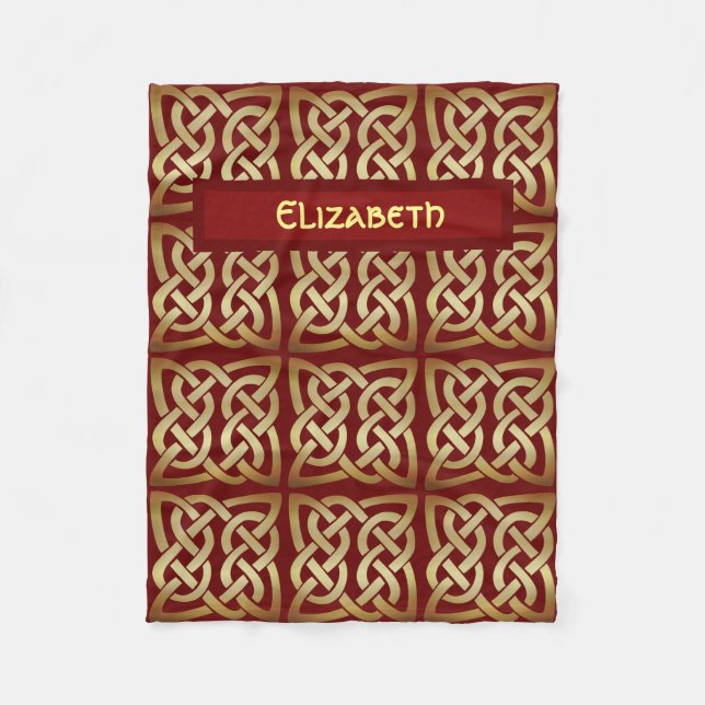 Couverture Polaire Bronze Tone Celtic (Devant)