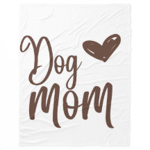 Brown maman chien 60x80 Blanche polaire