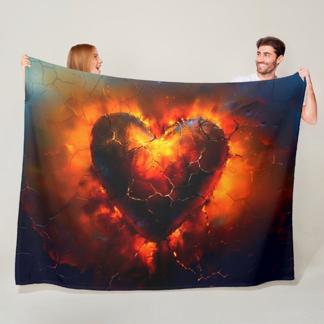 Couverture Polaire Brûler le coeur (En situation)