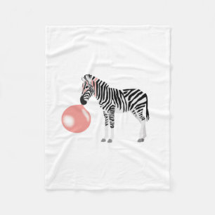 Couverture Polaire Buble Gum Zebra Blowbble