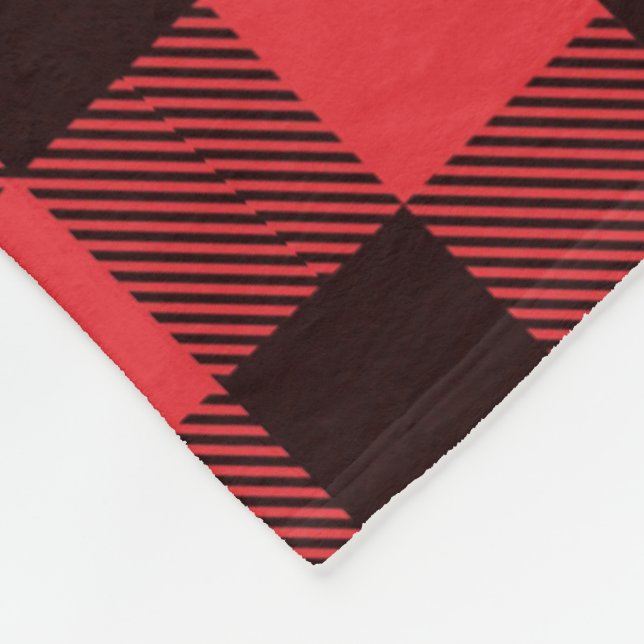 Couverture Polaire Buffalo rouge abattu (Coin)