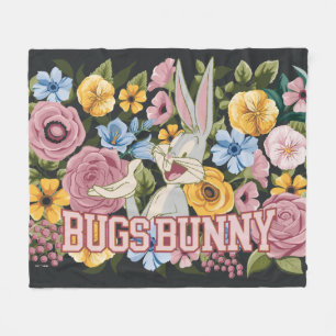 Couverture Polaire BUGS BUNNY™ Broderie Florale Graphique