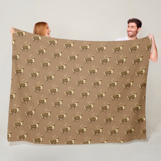 Couverture Polaire Bull Caribou - Sepia (En situation)