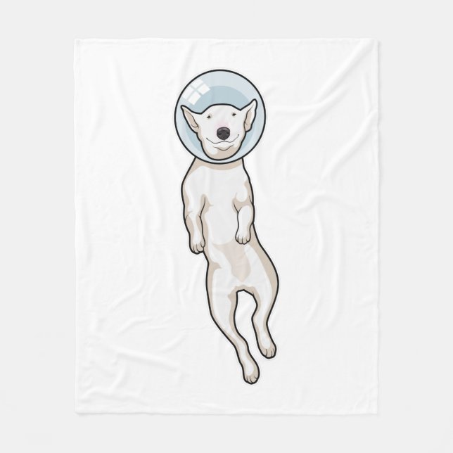 Couverture Polaire Bull Terrier Space (Devant)