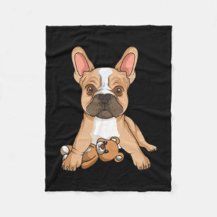 Couverture Polaire Bulldog Frenchie Love mignonne Chien Maman Fun Gir