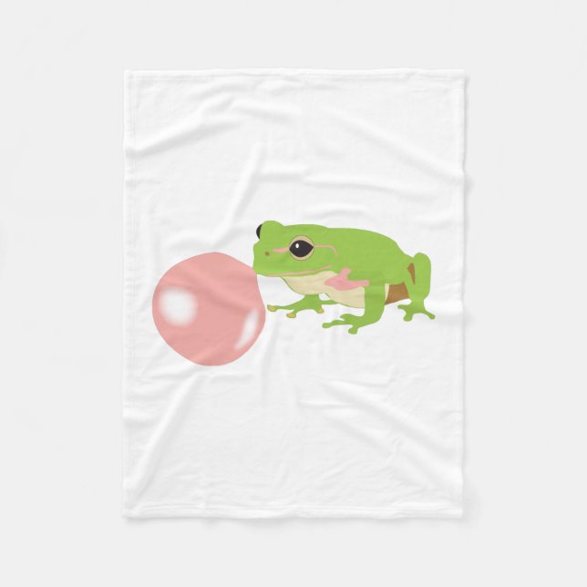 Couverture Polaire Bulle de grenouille à bulle (Devant)