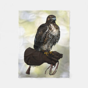 Couverture Polaire Buse à queue rouge sur Glove