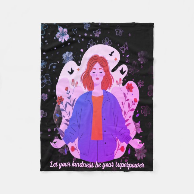 Couverture Polaire Butterfly Dreams - Cozy Baby Wrap (Devant)