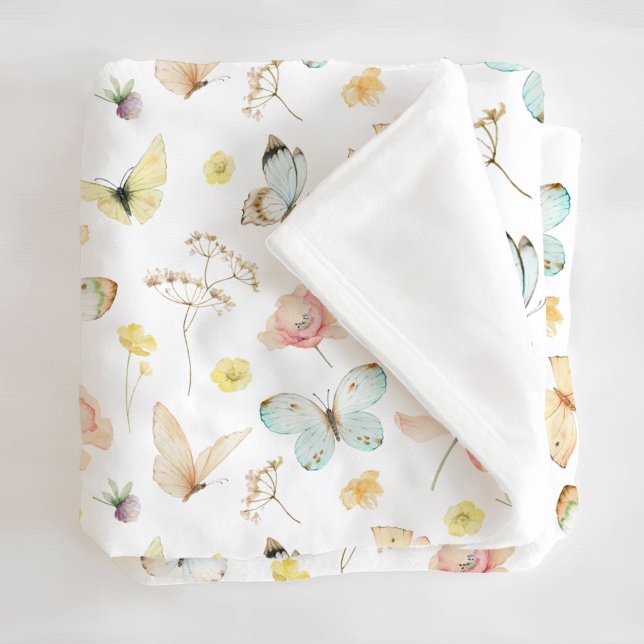 Couverture Polaire Butterfly Monogram Fleece Blanket (Créateur téléchargé)