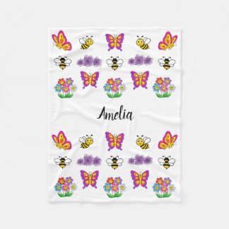 Couverture Polaire Buzzy Bee Blanket Pour Les Amateurs D'Abeilles