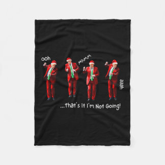 Couverture Polaire C’est ça, je ne vais pas danser la chemise Trump C