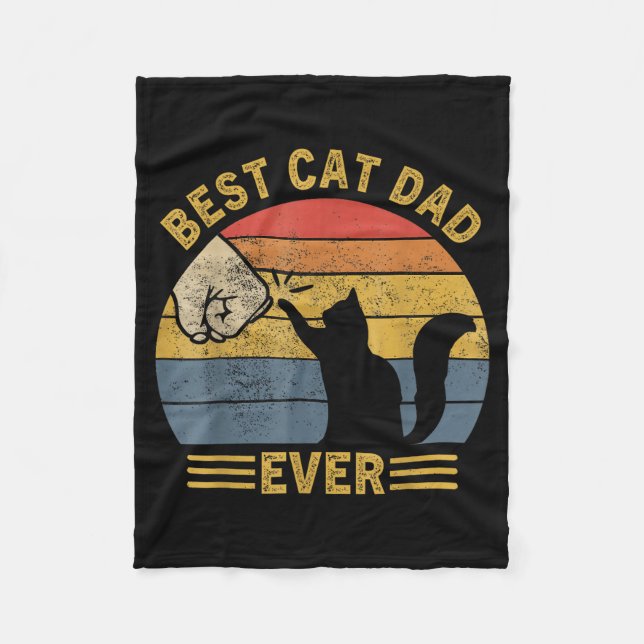 Couverture Polaire Ca Men Cat Dad Ever Funny Cat Lover Gift  (Devant)