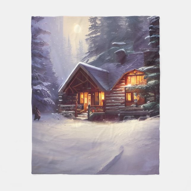 Couverture Polaire Cabine Mystique Rustique De Journal Parmi Les Ever (Devant)