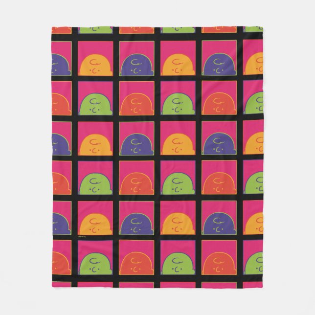 Couverture Polaire cacahuètes | Art Pop moderne C'est Charlie Brown (Devant)