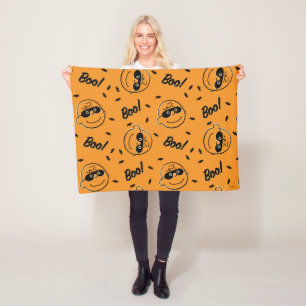 Couverture Polaire cacahuètes   Charlie Brown Boo ! Motif