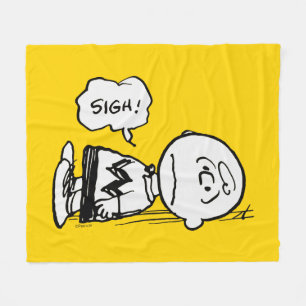 Couverture Polaire cacahuètes   Charlie Brown est en panne