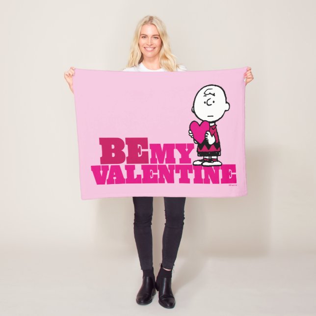 Couverture Polaire cacahuètes | Charlie Brown Soyez ma Saint Valentin (En situation)