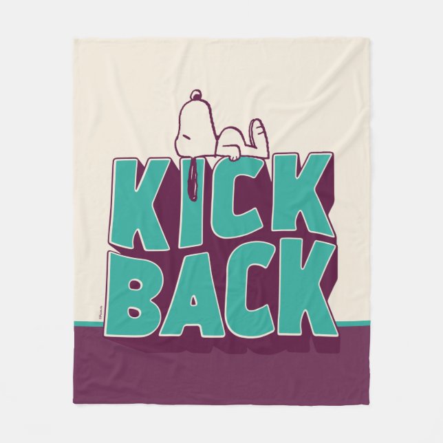 Couverture Polaire cacahuètes | Snoopy Kickback (Devant)