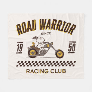 Couverture Polaire cacahuètes   Snoopy & Woodstock Road Warriors