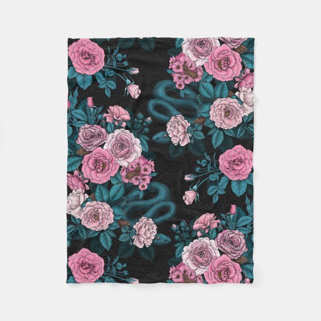 Couverture Polaire Caché en rose 2 (Devant)