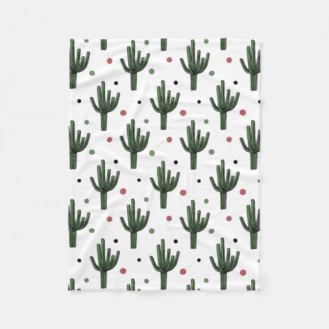 Couverture Polaire Cactus (Devant)