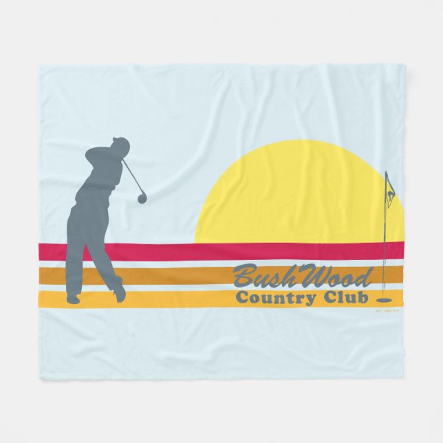 Couverture Polaire Caddyshack | Bushwood Country Club Sunrise (Devant (Horizontal))