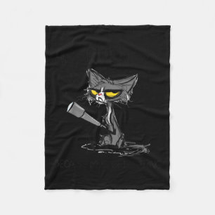 Couverture Polaire Cadeau Amoureux des chats Cadeau Pour Chat Lover