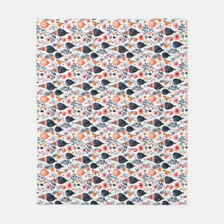 Couverture Polaire Cadeau d'anniversaire | Ballons et fleurs Whimsica