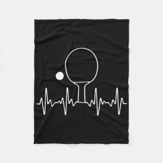 Couverture Polaire Cadeau drôle de ping pong pour hommes femmes Tenni