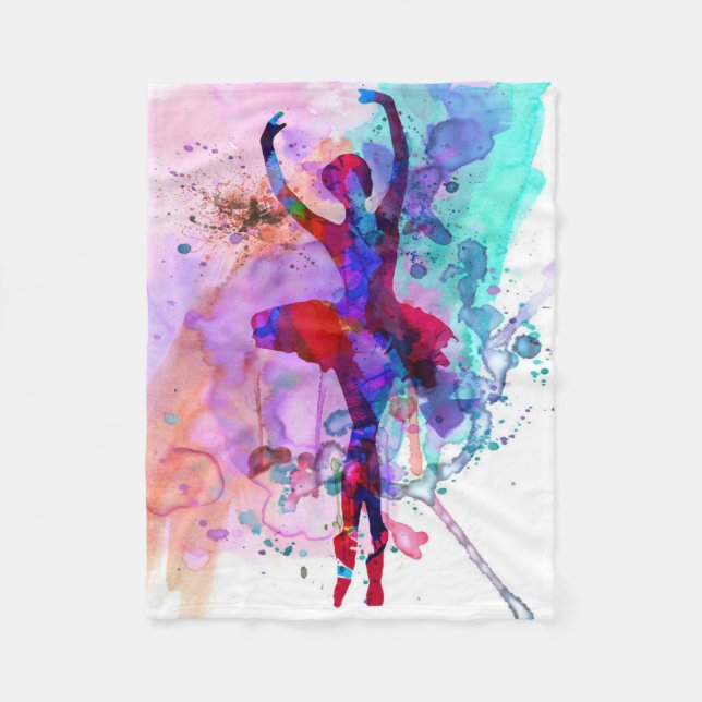 Couverture Polaire Cadeau du propriétaire de la danse vintage | Anniv (Devant)