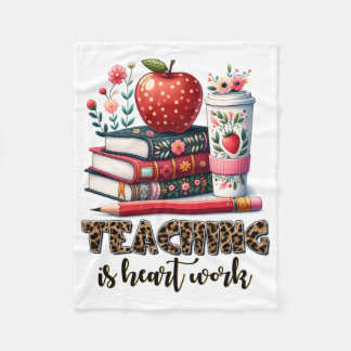 Couverture Polaire Cadeau pour Enseignant | Enseigner est une Affaire