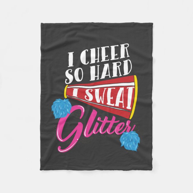 Couverture Polaire Cadeau Sport pom-pom girl (Devant)
