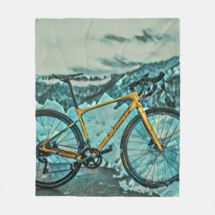 Couverture Polaire Cadeau Vélo Lover